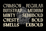 Cresty Eighties - Retro Typeface, a Serif Font by Holyline Design (Thumbnail 2 of 15)