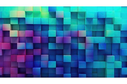 shape color geometric background ai, an Abstract Photo by pikepicture