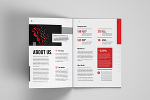 Annual Report Company Dark Light