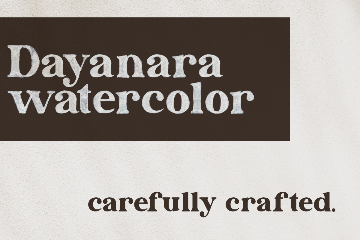 Dayanara - Watercolor SVG preview 7