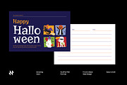 Halloween Party Greeting Card, a Card Template by Neermana (Thumbnail 1 of 4)