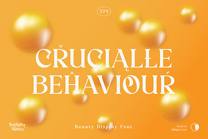 Sophista Belucy Display Beauty Font