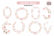 Pastel Coquette Floral Clipart Bundl, an Illustration by TatiMockup (Thumbnail 2 of 6)