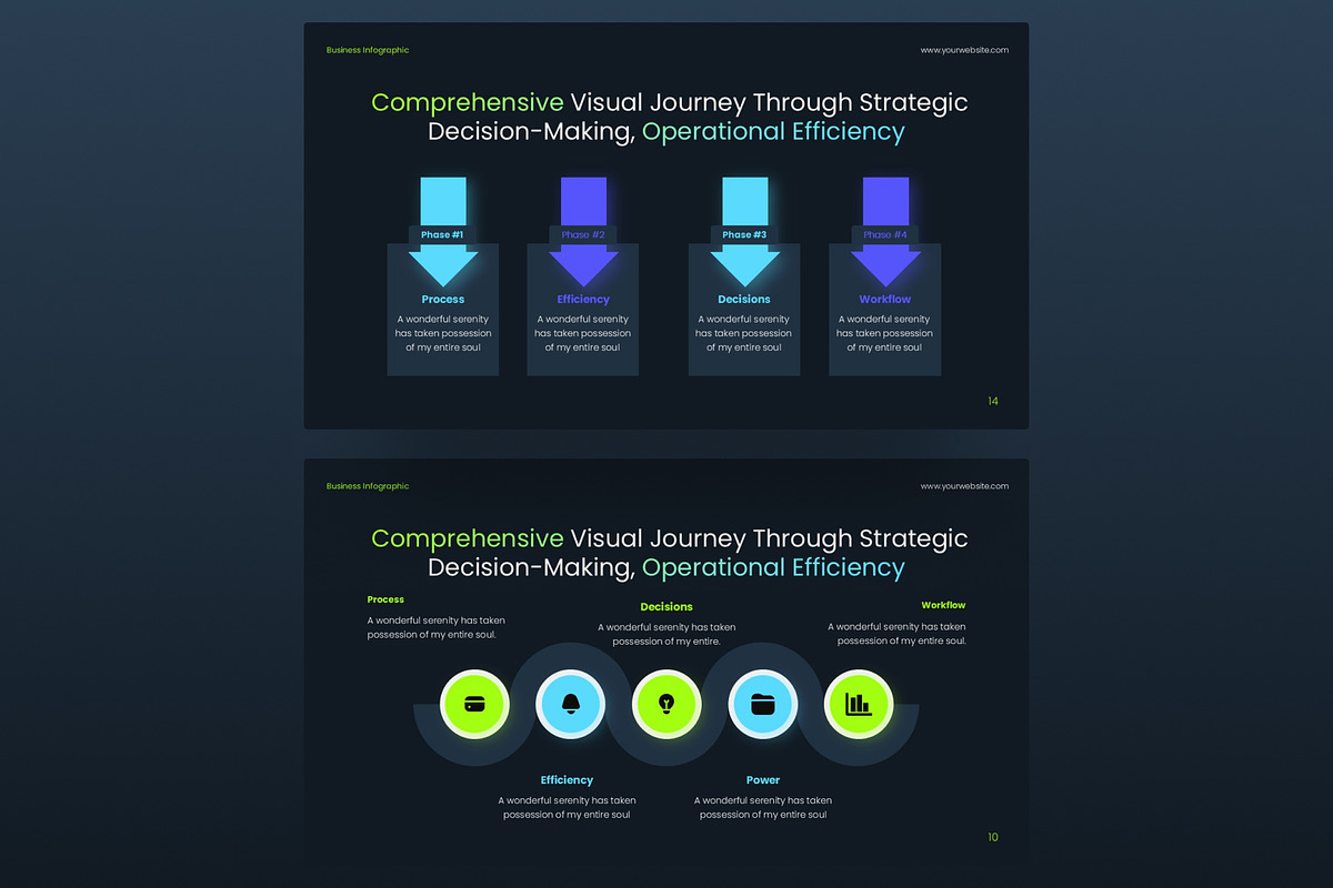Business Infographic PowerPoint, a Presentation Template by Premast (Photo 4 of 5)