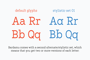Bardamu – Happy & Weird Slab Serif, a Slab Serif Font by Eugene Tantsurin (Thumbnail 4 of 15)