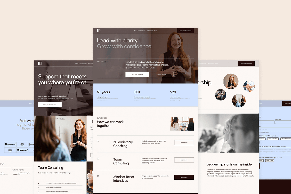 Coaching/Consulting Website Template, a Squarespace Template by WebInAWeek (Photo 4 of 7)