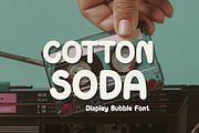 Bubble Display Font-Cotton Soda, a Handwritten Font by ZoloDesignHub (Thumbnail 1 of 9)