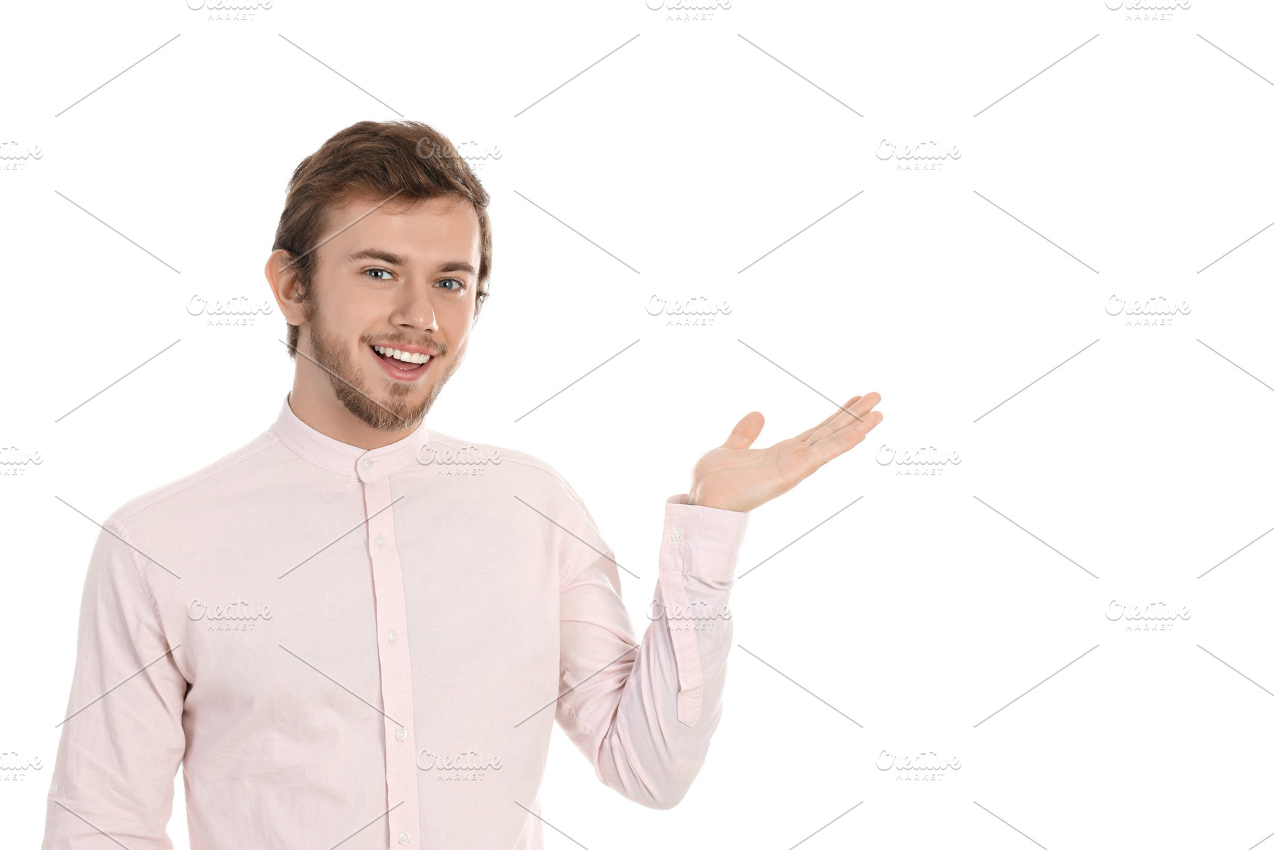 Concept of people, young man isolated on white background, a Person Photo by AtlasStudio PRO