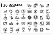 3,600 Icons x3 Styles, an Outline Icon by monkik (Thumbnail 194 of 299)