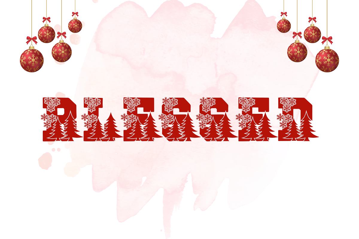 Blockton Christmas, a Serif Font by Dm Studio (Photo 2 of 10)
