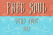Free Soul font, a Font by vtks design (Thumbnail 2 of 3)