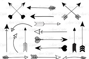 Arrows Clipart and Vectors, an Illustration by Avenie Digital