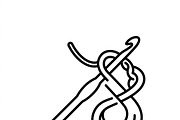 54 Macrame Outline Vector Icon, an Outline Icon by adenpinkstore (Thumbnail 3 of 10)