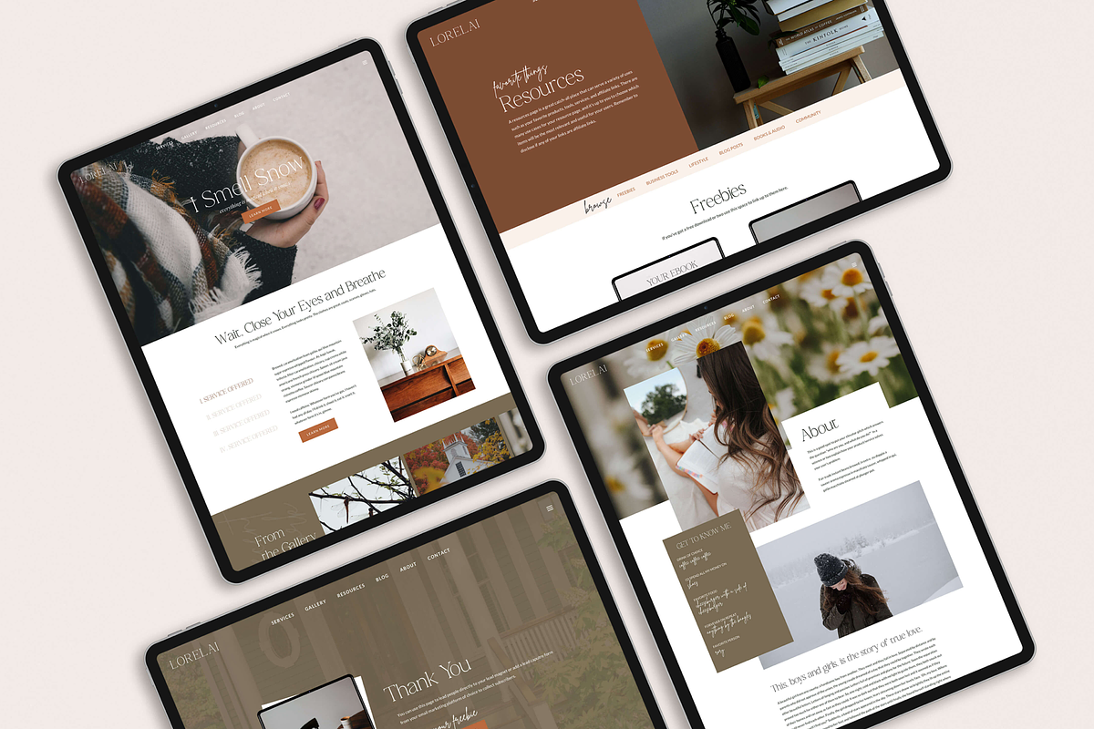 Lorelai - Showit Website Template, a Landing Page Template by The Lovely Geek (Photo 4 of 4)