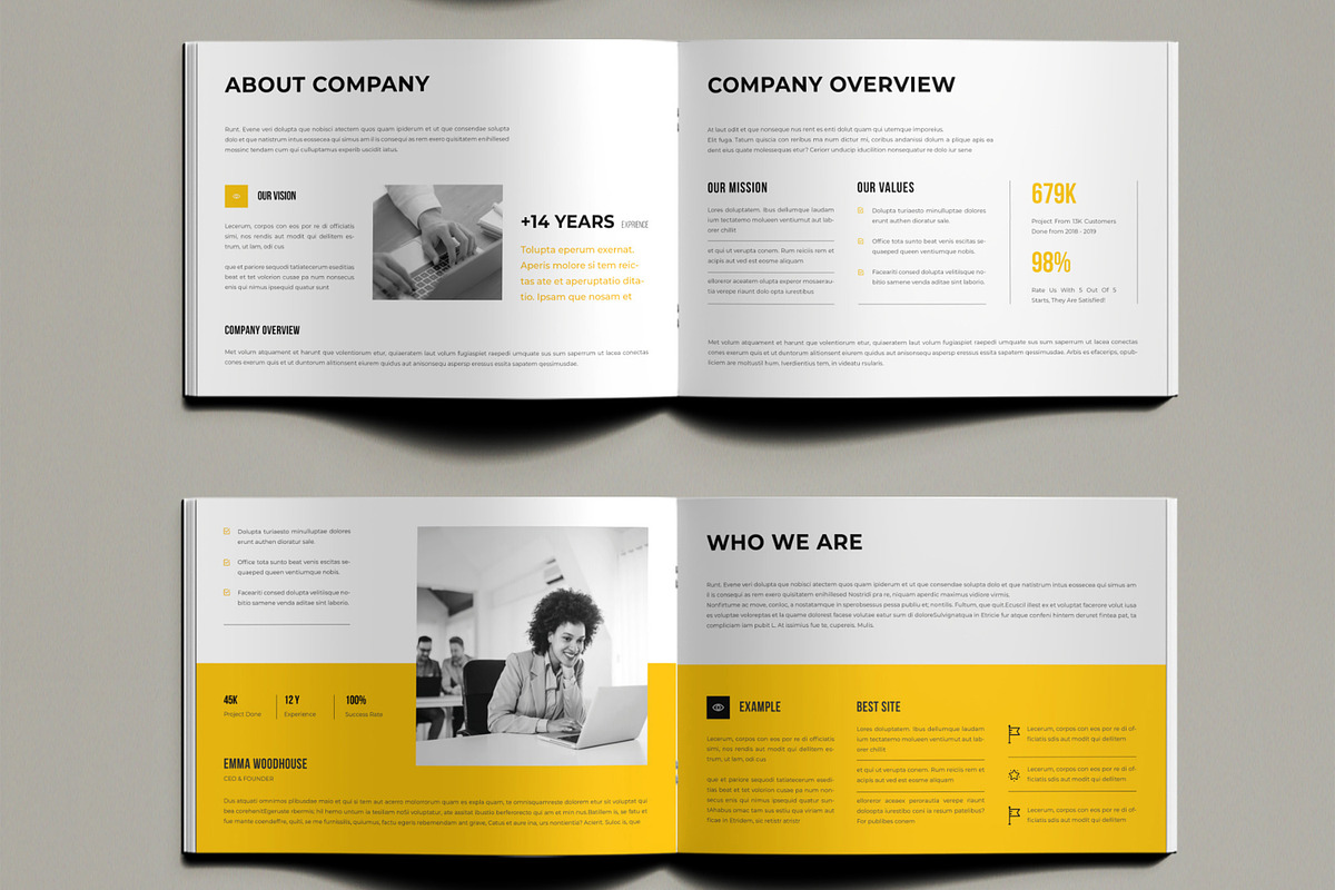 Company Profile Brochure, a Brochure Template by ContestDesign (Photo 4 of 5)