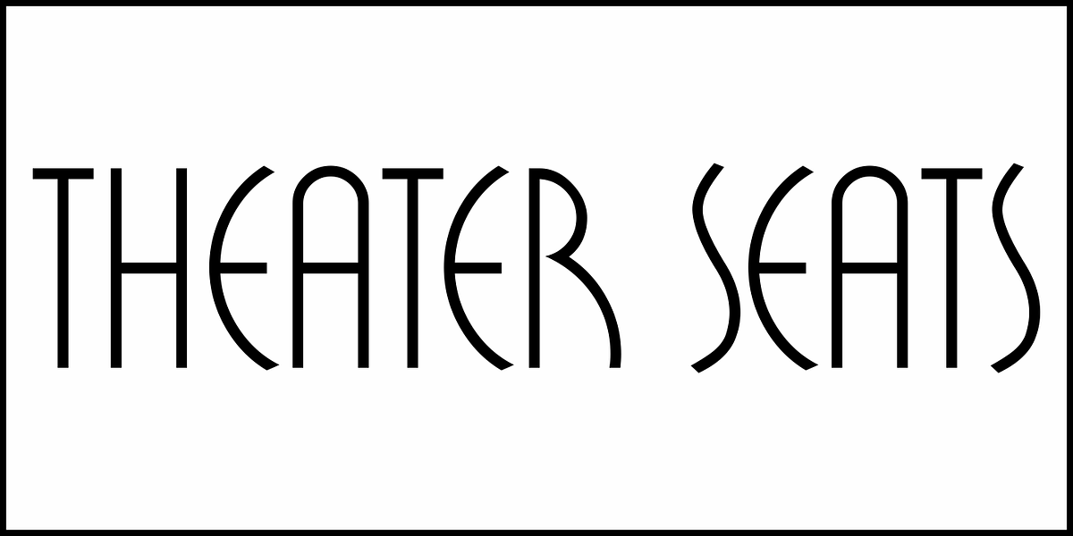 Theater Seats JNL, a Serif Font by Jeff Levine Fonts (Photo 2 of 5)
