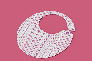 Round Baby Bib Mockup