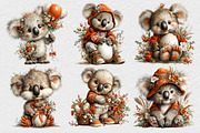 Whimsical Easter Koala Clipart, an Illustration by DreamCafeArt (Thumbnail 5 of 6)