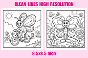 Cute Butterfly For Kids, an Animal Illustration by Coco Bloom (Thumbnail 3 of 3)