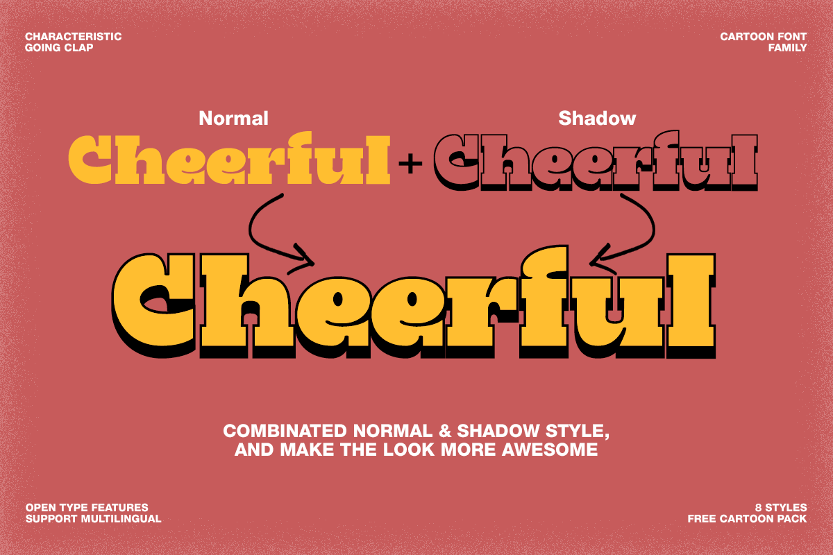 Going Clap - Free Bonus Assets, a Slab Serif Font by Dharmas Foundry (Photo 10 of 15)