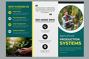 Modern Agriculture Tri Fold Brochure, a Brochure Template by MightyDesign (Thumbnail 3 of 7)