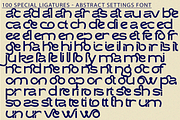 Abstract Settings - Futuristic Font, a Sans Serif Font by 177Studio (Thumbnail 8 of 8)