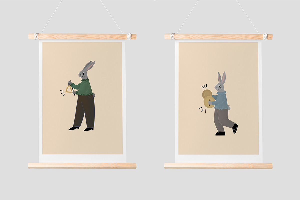 Music school, an Animal Illustration by Mii Lab (Photo 4 of 7)