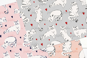 Cute Cat Pattern - Pretty House Cat