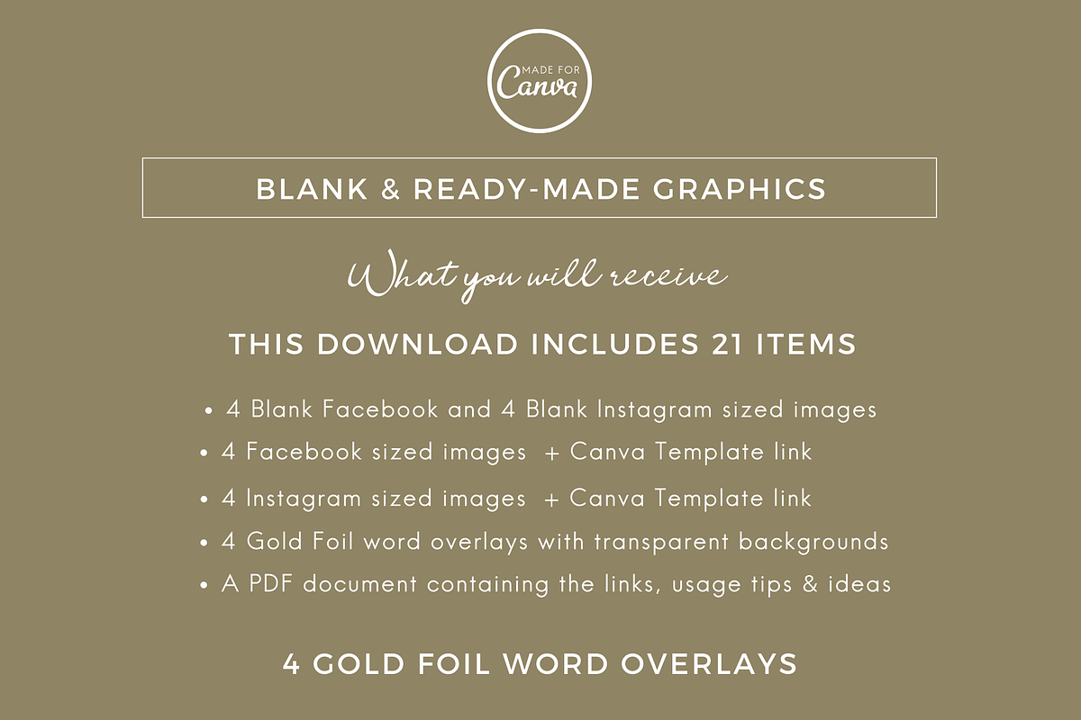 SALE! DOUBLE-EXP & GOLD WORDS SET 3, a Social Media Template by Illumineer Media & Design (Photo 4 of 5)