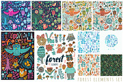 Forest handrawn doodle collection, an Animal Illustration by Markovka (Thumbnail 6 of 7)