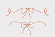 Ribbons & Bows Hand Drawn Accents, a Decorative Illustration by Margot + Co (Thumbnail 9 of 9)