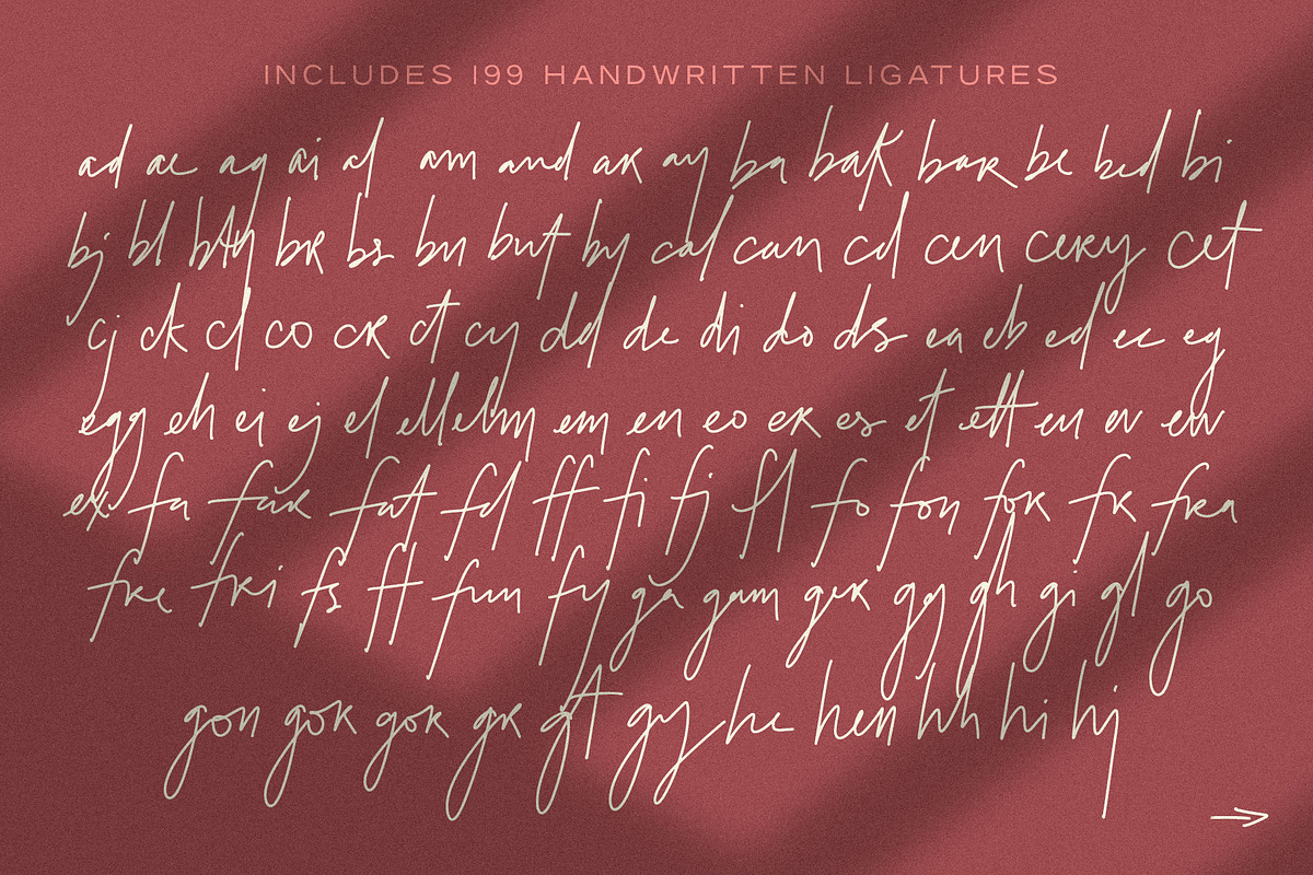 blythe | genuine handwritten font, a Script Font by Blythe Green (Photo 8 of 16)