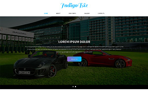 Indigo Biz Responsive One Page Theme