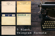 Vintage Telegrams Ephemera, an Object Graphic by The Digital Prop Shop (Thumbnail 2 of 7)