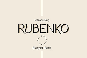 Rubenko - Elegant Font