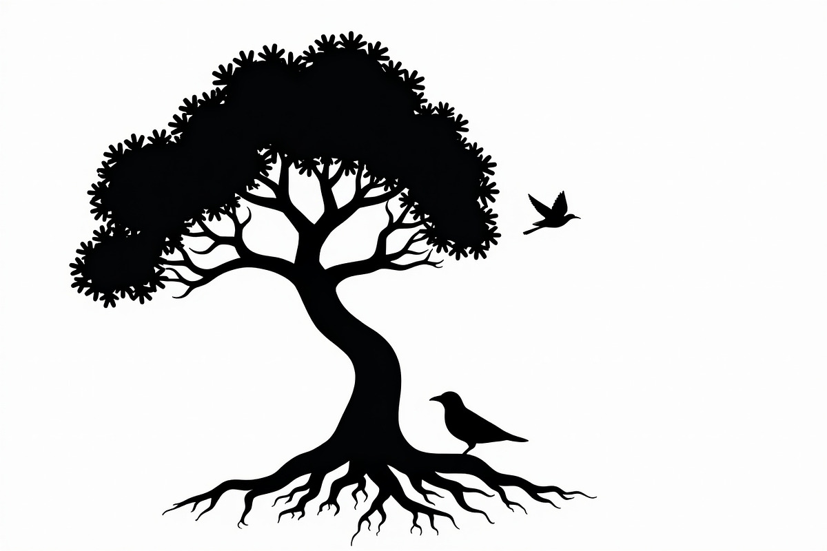 Tree and Birds Clipart Set of, an Illustration by musafir_fashion (Photo 9 of 9)