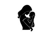 50 Mother and Baby Love Silhouette S, an Illustration by Designs_River (Thumbnail 32 of 51)