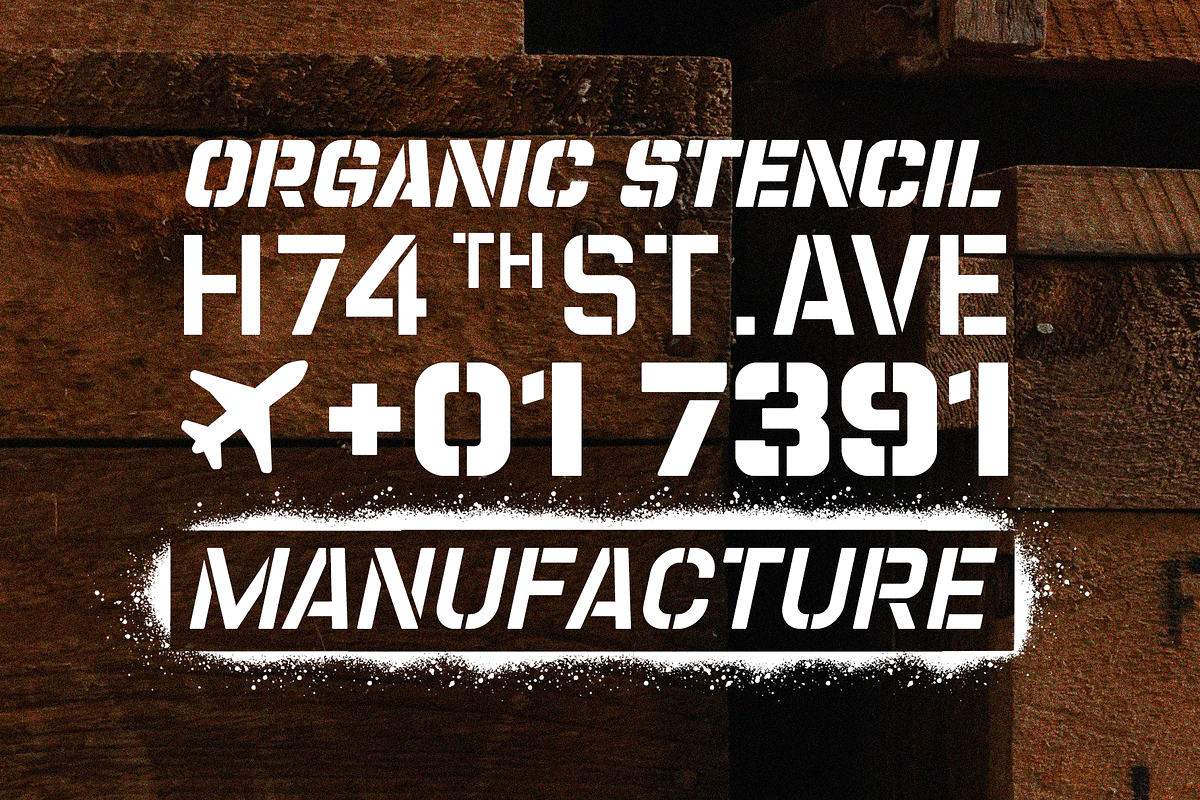 Champions Stencil, a Font by Arterfak Project (Photo 10 of 14)