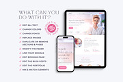Esthetician Squarespace Template, a Squarespace Template by vectorocean (Thumbnail 7 of 11)