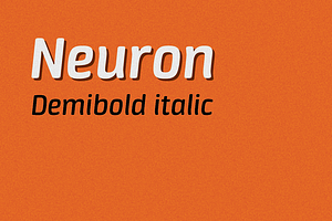 Neuron demibold italic