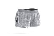 Blue Women Sport Shorts 3D Model, an Object 3D Model by rebrandy (Thumbnail 9 of 9)