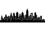 City Skyline Silhouette Bundle, an Object Graphic by Creativeshirt (Thumbnail 10 of 20)