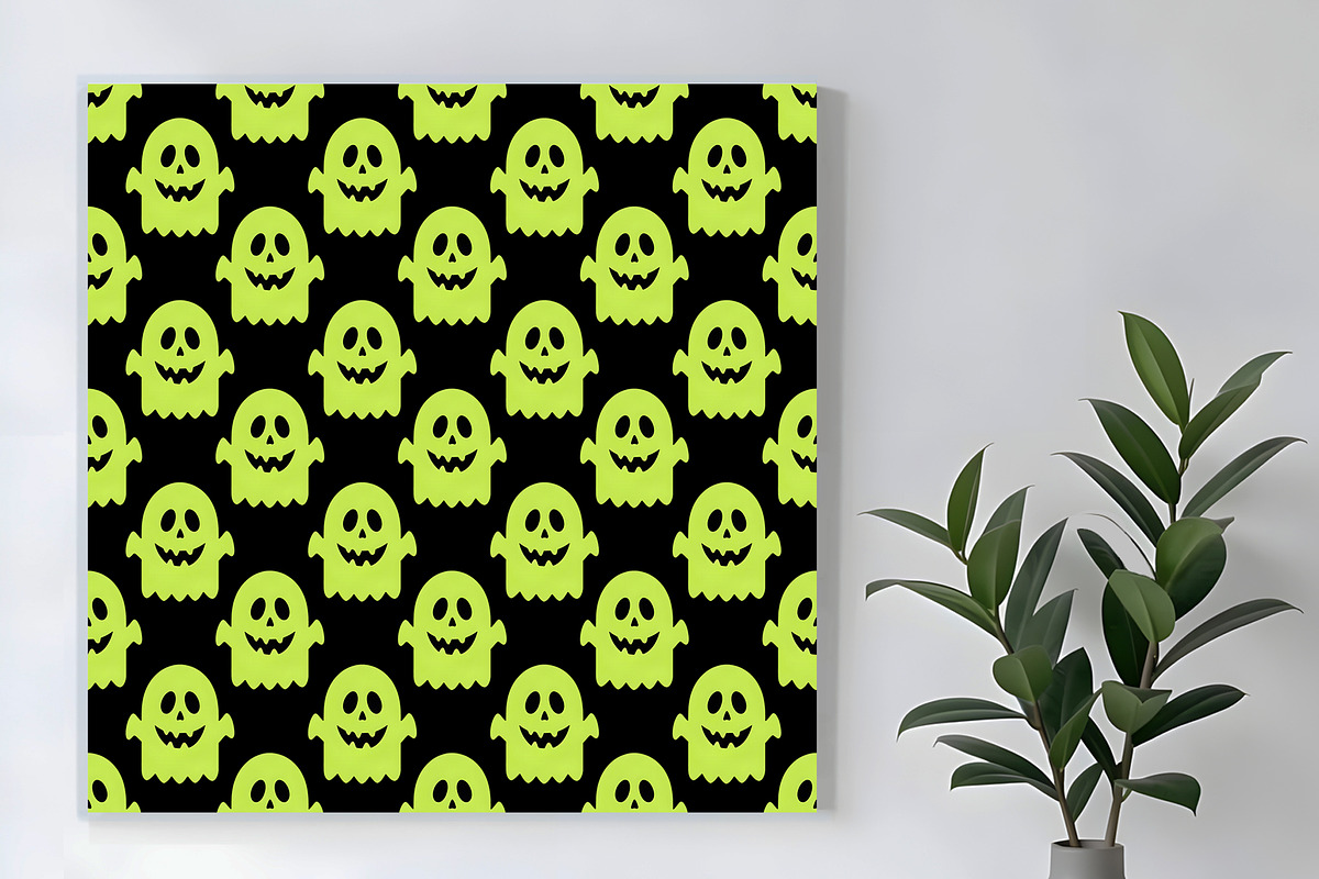 Halloween Cute Green Monsters, a Pattern Graphic by Sharon Schwalbe (Photo 5 of 6)
