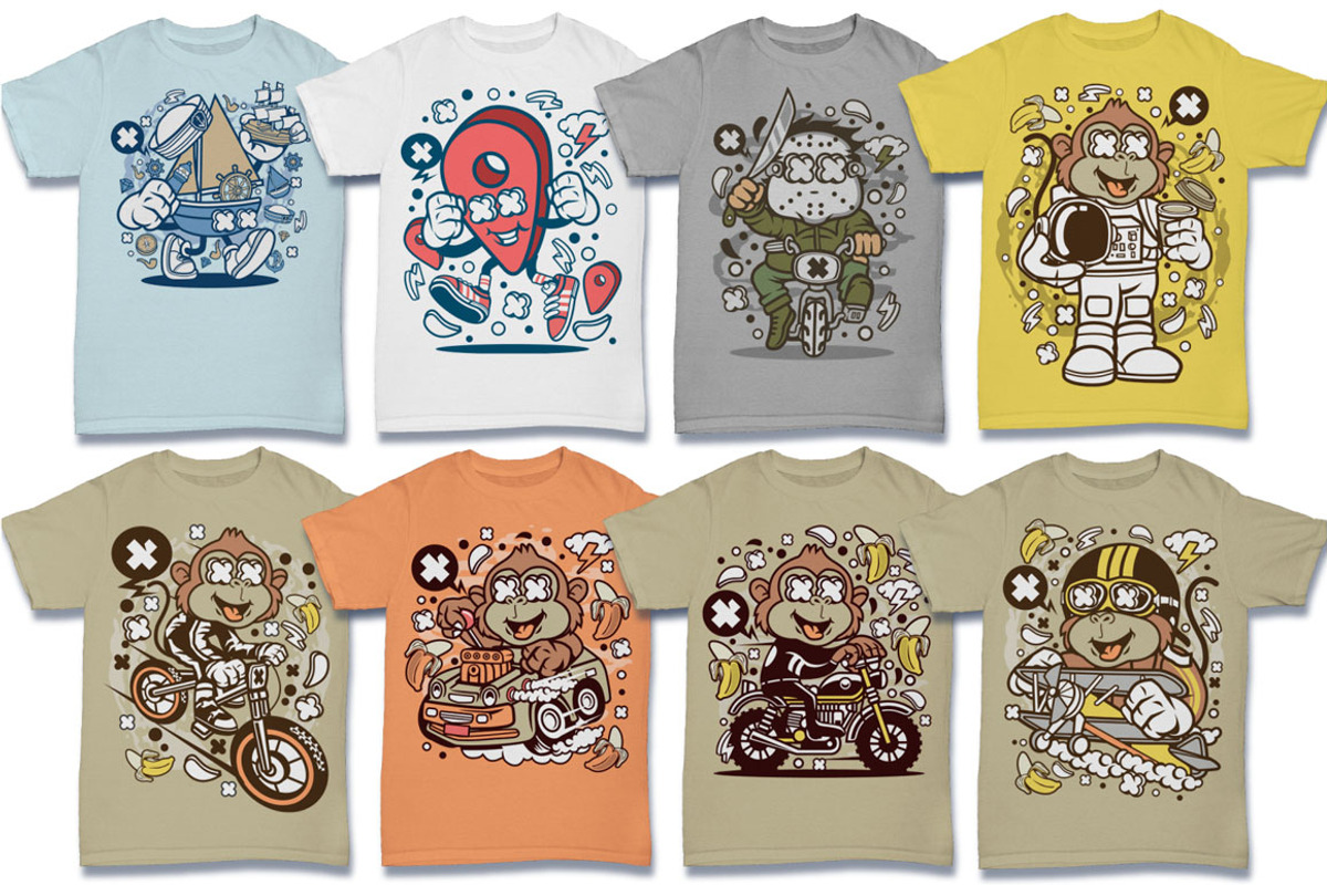 Cartoon Vector 6 Design Bundle, an Illustration by roach_graphic (Photo 14 of 29)