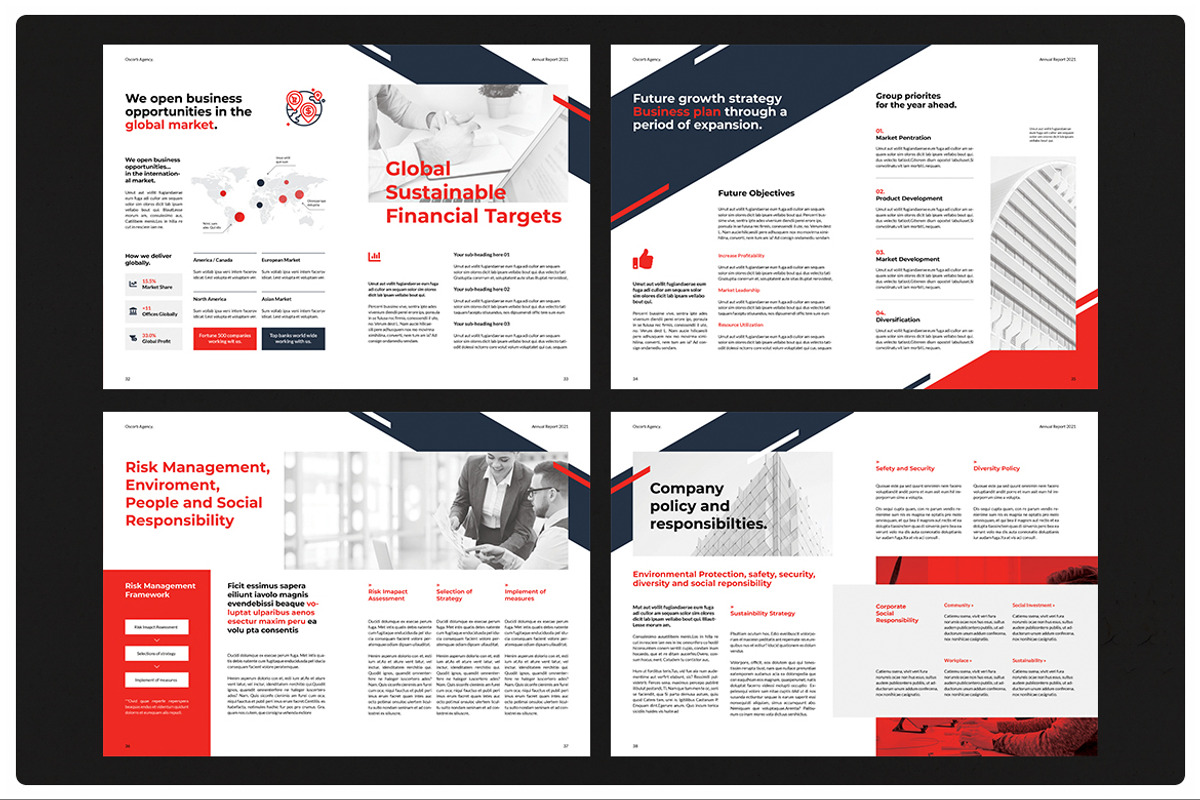 Annual Report, a Brochure Template by StudioGraficso (Photo 11 of 13)