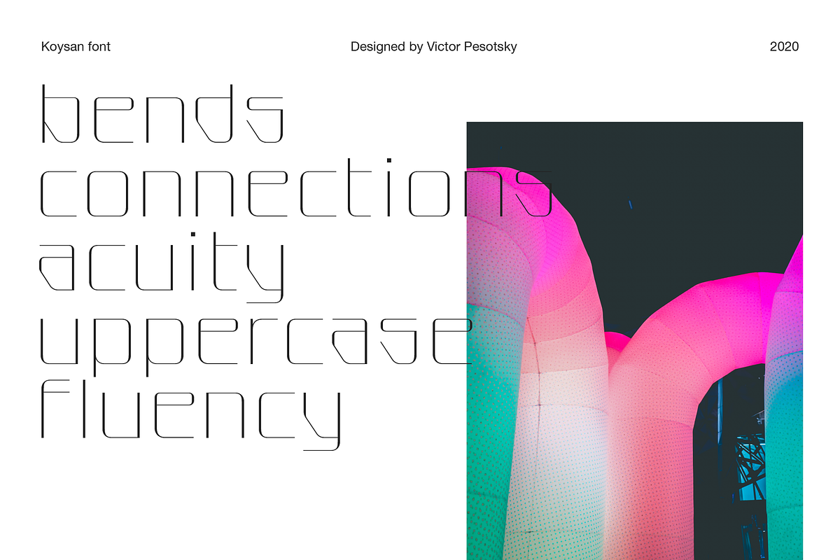 Fluse – Display font, a Sans Serif Font by Viktor Pesotsky | Fonts (Photo 8 of 19)