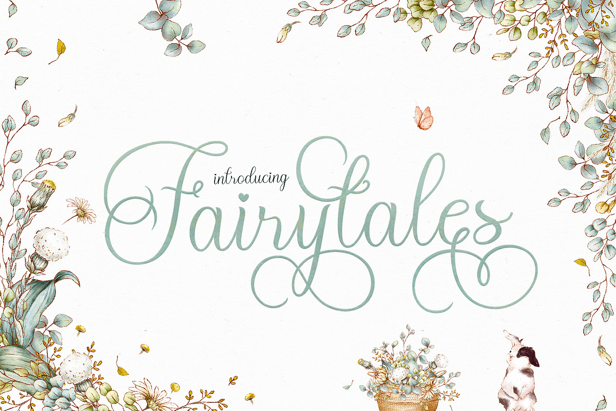Fairytales Script Font, a Handwritten Font by Salt & Pepper Designs (Photo 1 of 9)