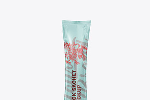 Kraft Stick Sachet Mockup