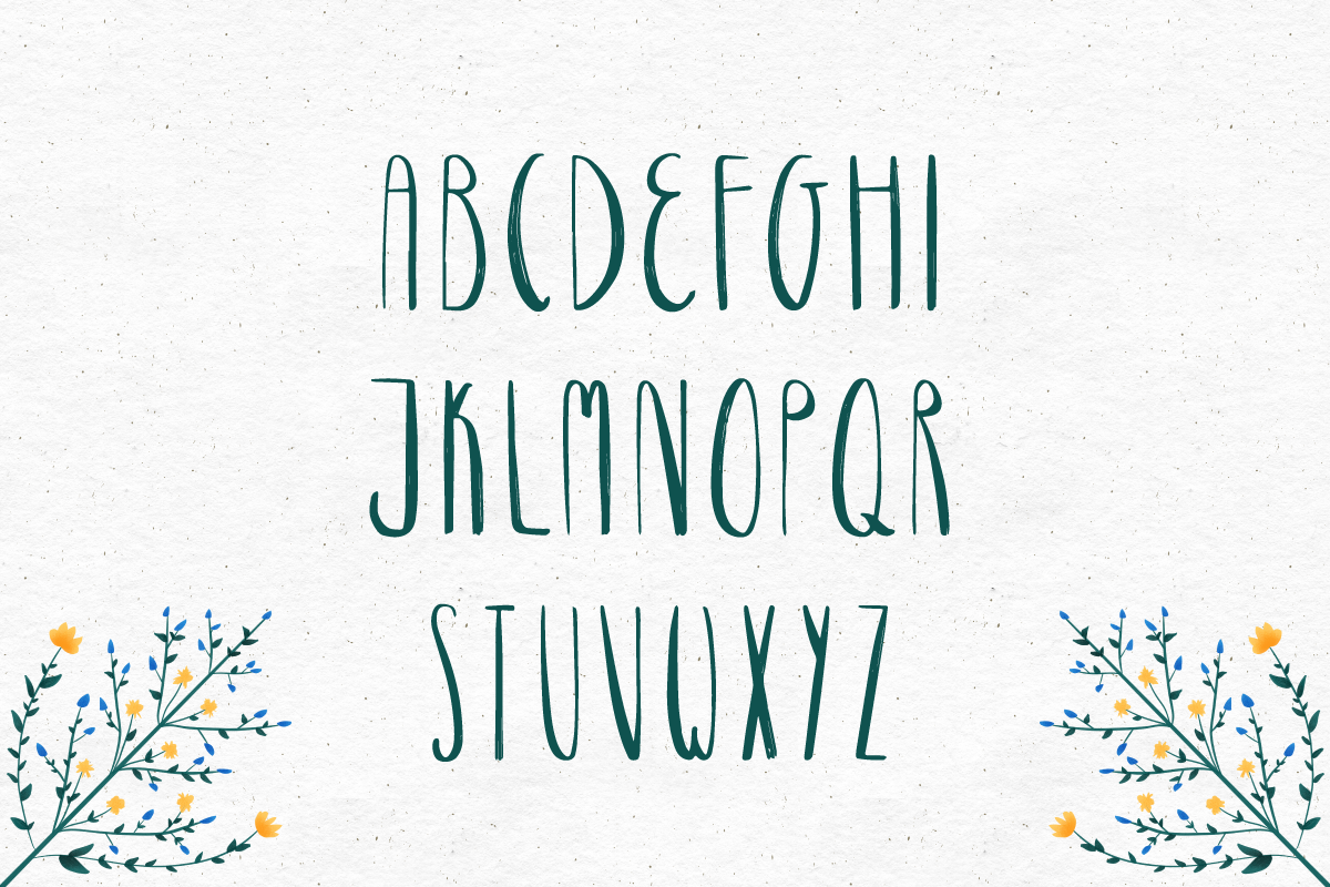 Stories Handwritten Condensed Font preview 2