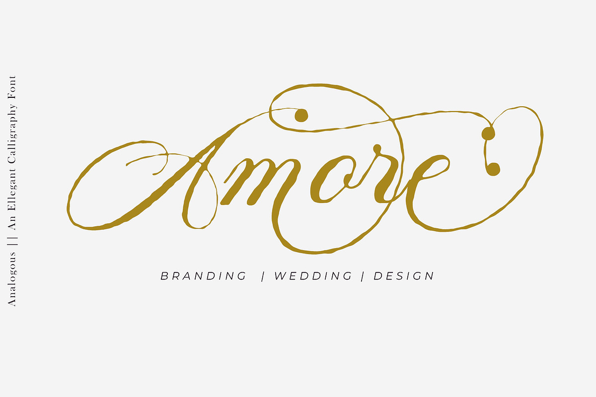 Analogous | Elegant Calligraphy preview 2